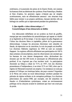 L'échec de la gouvernance démocratique en Afrique de l'Ouest