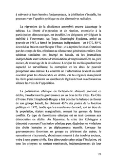 L'échec de la gouvernance démocratique en Afrique de l'Ouest