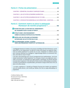 Les mathématiques en pédagogie Montessori de la PS à la GS