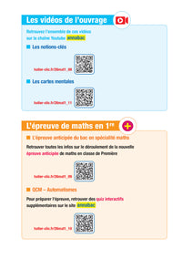 Prépabac "Réussir l'examen" Maths 1re générale (spécialité) Bac 2026