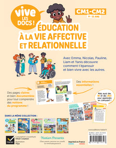 Vive les docs - Éducation à la vie affective et relationnelle - CM1 / CM2