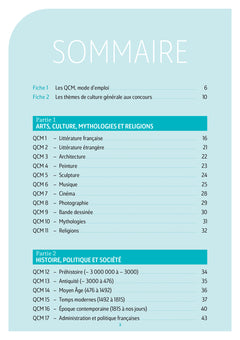 Pass'Concours - QCM de culture générale - Tous concours - 9e édition - Entraînement