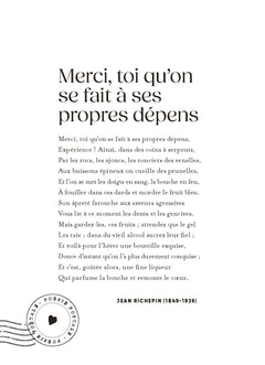 Des mots à ton adresse pour te dire merci