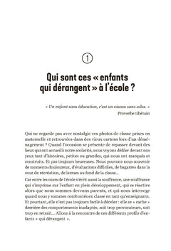 Cet enfant qui dérange à l'école