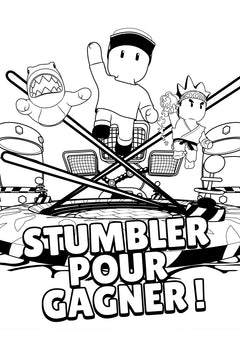 Stumble Guys - Bloc de coloriage