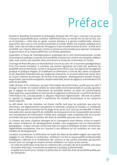 Durabilité et RSE
