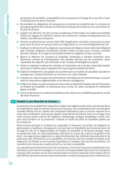 Durabilité et RSE