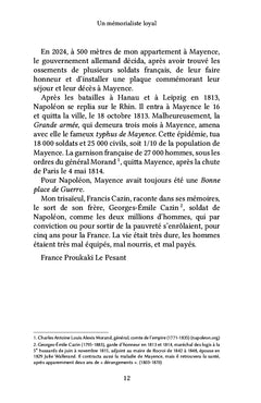 Un mémorialiste loyal