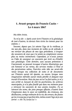 Un mémorialiste loyal