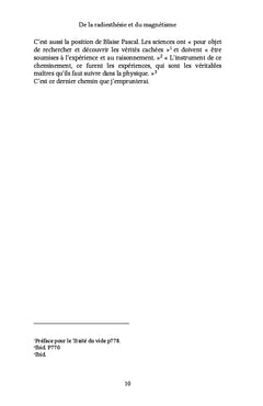 De la radiesthésie et du magnétisme