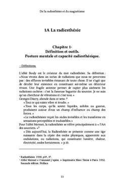 De la radiesthésie et du magnétisme