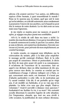 Le Marais ou l'Effroyable Histoire des amants perdus
