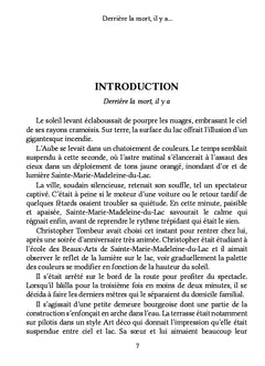 Derrière la mort, il y a...
