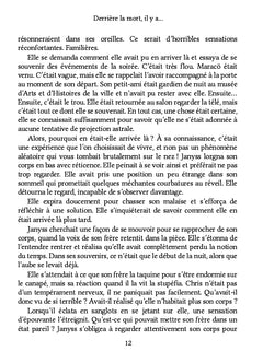 Derrière la mort, il y a...