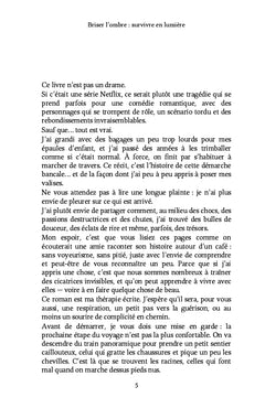 Briser l'ombre : survivre en lumière