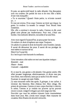 Briser l'ombre : survivre en lumière