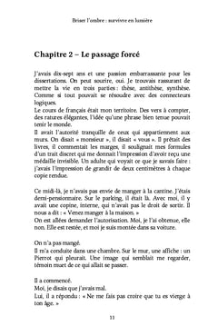 Briser l'ombre : survivre en lumière