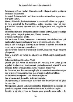 Le placard était ouvert, j'y suis rentrée