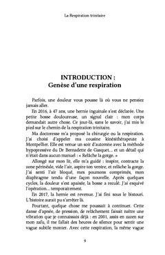 La Respiration trinitaire