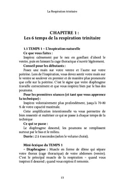 La Respiration trinitaire