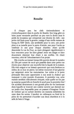 Ce que les romans passent sous silence