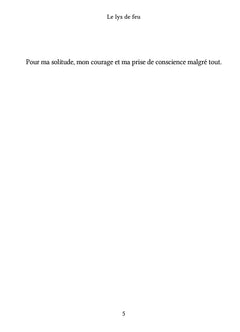 Le lys de feu