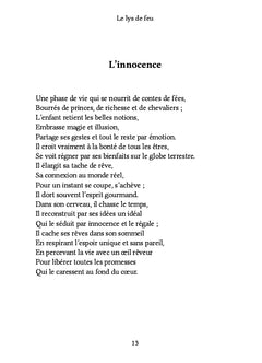 Le lys de feu