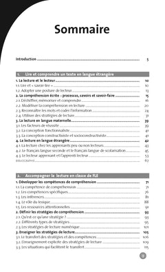 Collection F - Lire et comprendre en français langue étrangère