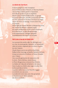 Bescherelle - Chronologie de la littérature française