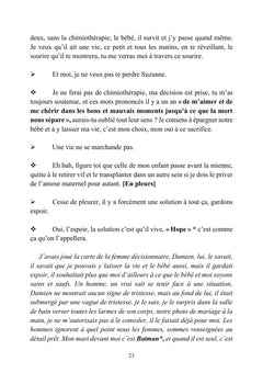 Mon Oui, mes dernières lignes à ma fille
