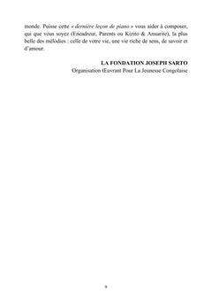 La dernière leçon de piano