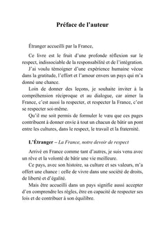 L'Étranger - La France, notre devoir de respect