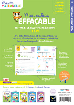 Mon cahier effaçable - Grande Section