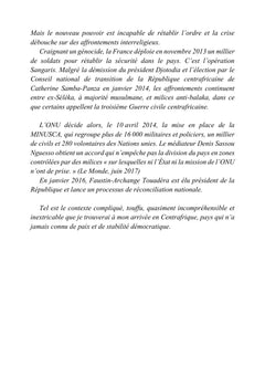 Bambari - Récit d'une mission humanitaire