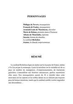 La Fille de Richelieu - Comédie de capes et d'épées