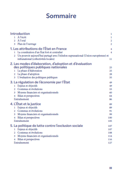 Les politiques publiques 2026-2027