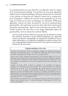 La communication de crise - 6e éd.