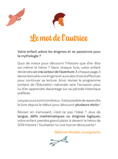 Les énigmes de la mythologie - CE1