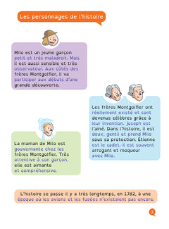 Mon voyage en ballon lecture adaptée - CM1-CM2