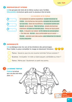 En route pour la fluence ! CE1 - Les animaux de nos régions - Ed. 2026 - Cahier élève