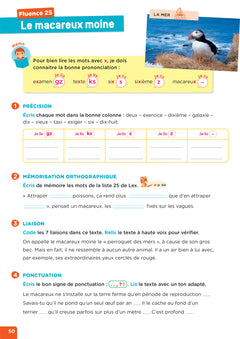 En route pour la fluence ! CE1 - Les animaux de nos régions - Ed. 2026 - Cahier élève