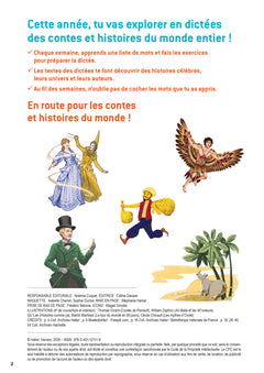 En route pour la dictée ! CM - Contes et histoires du monde - Ed. 2026 - Cahier élève