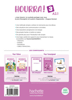 Hourra ! 3 - Livre de l'élève (A2.1)