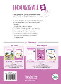 Hourra ! 3 - Cahier d'activités (A2.1)