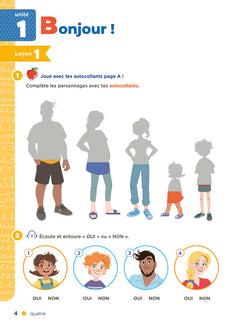Hourra ! 1 - Cahier d'activités (A1.1)