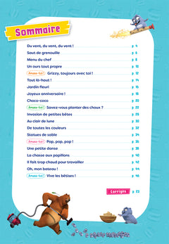 Cahier de vacances Grizzy et les lemmings - CE2 vers le CM1