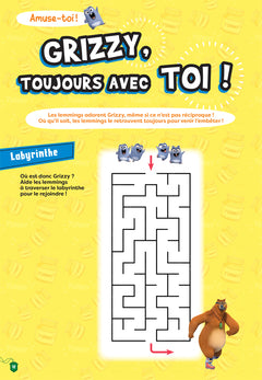 Cahier de vacances Grizzy et les lemmings - CE2 vers le CM1