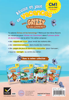 Cahier de vacances Grizzy et les lemmings - CM1 vers le CM2