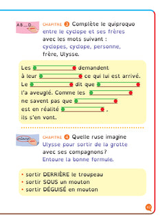 Ulysse prisonnier du cyclope adapté