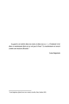 Questions dans la guerre